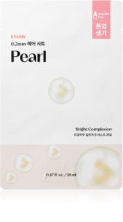 ETUDE 0.2 Therapy Air Mask Pearl Izgaismojoša auduma sejas maska ar revitalizējošu efektu 20 ml