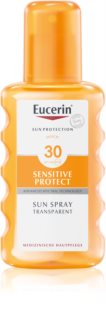 Eucerin Sun Sensitive Protect διαφανές αντηλιακό σπρέι SPF 30