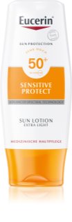 Eucerin Sun Sensitive Protect Protetor solar extra leve para o corpo SPF 50+