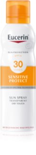 Eucerin Sun Sensitive Protect διαφανή ομίχλη ηλιοθεραπείας SPF 30