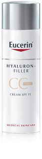Eucerin Hyaluron-Filler CC Cream gegen tiefe Falten LSF 15