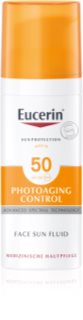 Eucerin Sun Photoaging Control emulsão protetora antirrugas SPF 50