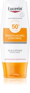 Eucerin Sun Photoaging Control Protetor solar extra leve para o corpo SPF 50+