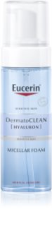 Eucerin DermatoClean espuma micelar de limpeza para todos os tipos de pele inclusive sensível