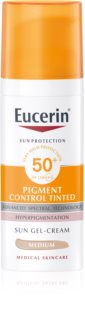 Eucerin Sun Pigment Control Tinted Beskyttende emulsion mod hyperpigmentering SPF 50+