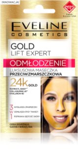Eveline Cosmetics Gold Lift Expert mascarilla rejuvenecedora 3 en 1