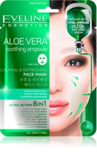 Eveline Cosmetics Sheet Mask Aloe Vera Kalmerende en Hydraterende Masker  met Aloe Vera