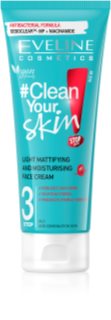 Eveline Cosmetics #Clean Your Skin Mattaava Kosteusvoide