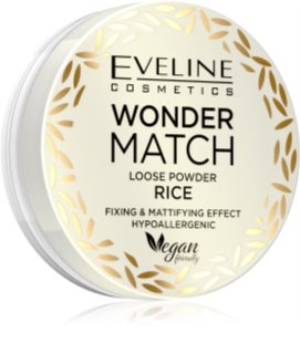 Eveline Cosmetics Wonder Match transparenter Fixierpuder für mattes Aussehen