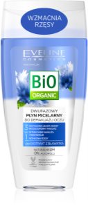 Eveline Cosmetics Bio Organic 3 in 1 démaquillant bi-phasé yeux