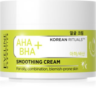 Eveline Cosmetics AHA + BHA Korean Rituals smoothing moisturiser 50 ml