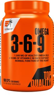 Extrifit Omega 3-6-9 wsparcie prawidłowych funkcji organizmu 100 caps.