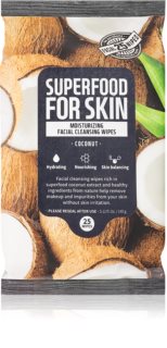 Farm Skin Super Food For Skin COCONUT lingettes nettoyantes et démaquillantes