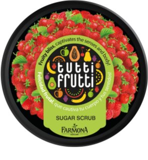 Farmona Tutti Frutti Wild Strawberry kūno šveitiklis su cukrumi
