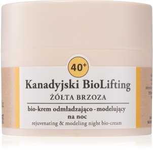 Farmona Canadian Biolifting  Yellow Birch crème de nuit raffermissante et rajeunissante 40+