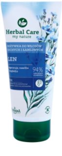 Farmona Herbal Care Flax Seed après-shampoing régénérant pour cheveux secs et fragiles