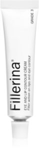 Fillerina  Eye and Lip Contour Cream Grade 3 Creme gegen tiefe Falten für Augen - und Lippenkonturen