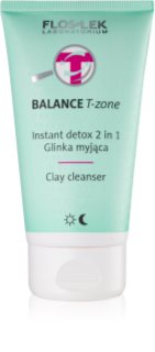 FlosLek Laboratorium Balance T-Zone émulsion et masque nettoyante pour peaux mixtes