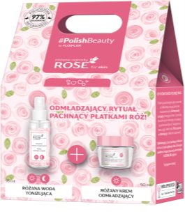 FlosLek Laboratorium Rose For Skin poklon set (za zrelu kožu lica)