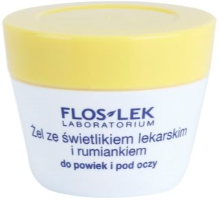 FlosLek Laboratorium Eye Care szemkörnyék ápoló gél szemvidítóval és kamillával