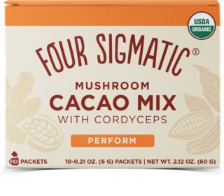 Four Sigmatic Perform Mushroom Cacao Mix with Cordyceps adaptogenní kakaový nápoj