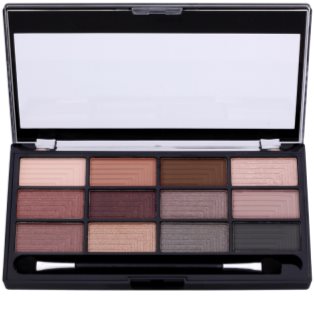 Freedom Pro 12 Stunning Smokes paleta farduri de ochi cu aplicator