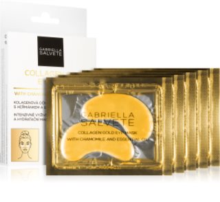 Gabriella Salvete Face Mask Collagen Gold Oogmasker tegen Zwellingen en Donkere Kringen  met Collageen