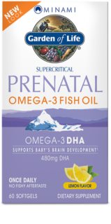 Garden of Life Minami Nutrition Omega 3 Prenatal výživový doplnok pre tehotné a dojčiace ženy