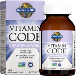 Garden of Life Vitamin Code RAW Prenatal komplex vitamínů pro ženy těhotné, kojící nebo plánující těhotenství