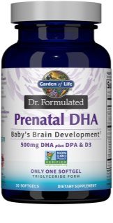Garden of Life Dr. Formulated Prenatal DHA doplněk stravy  pro těhotné a kojící ženy