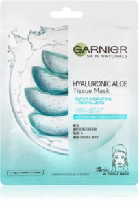 Garnier Skin Naturals Hyaluronic Aloe Máscara em folha com efeito hidratante
