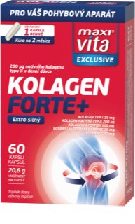 Maxi Vita Exclusive Kolagen forte+ doplněk stravy pro podporu zdraví pohybové soustavy