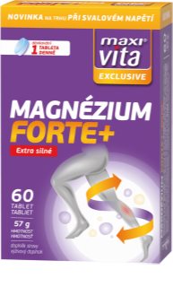 Maxi Vita Exclusive Horčík Forte+ výživový doplnok na podporu zníženia miery únavy a vyčerpania
