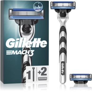 Gillette Mach3 rasoir + 2 têtes de rechange