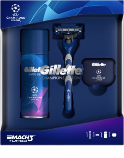 Gillette Mach3 Turbo Champions League Gift Set (for Men)
