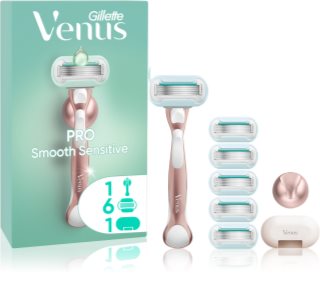 Gillette Venus PRO Smooth Sensitive sada na holení pro ženy 9 ks