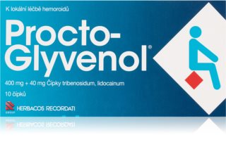 Procto-Glyvenol Procto-Glyvenol 400mg/40mg čípky