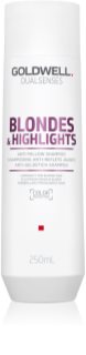 Goldwell Dualsenses Blondes & Highlights Shampoo for Blonde Hair for Yellow Tones Neutralization