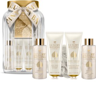 Grace Cole Luxury Bathing Warm Vanilla & Sweet Almond poklon set (za kupke)