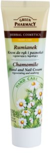 Green Pharmacy Hand Care Chamomile crema regeneradora y calmante para manos y uñas