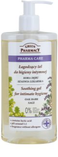 Green Pharmacy Pharma Care Oak Bark Sage pomirjajoči gel za intimno higieno
