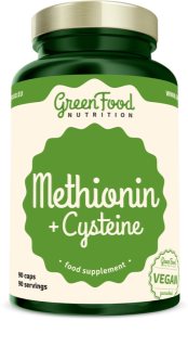 GreenFood Nutrition Methionin doplněk stravy  pro krásné vlasy, pleť a nehty