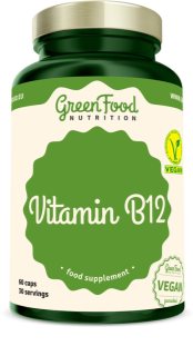 GreenFood Nutrition Vitamin B12 podpora správného fungování organismu