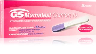 GS Mamatest Comfort 10 těhotenský test s komfortní aplikací