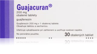 Guajacuran Guajacuran 200mg filmom obalené tablety