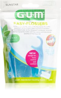 G.U.M Easy Floessers expandující velmi jemná dentální nit s fluoridem a mentolem 30 ks