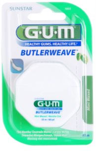 G.U.M Butlerweave вощеная зубная нить с ароматом мяты