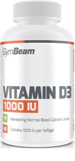 GymBeam Vitamin D3 1000 IU podpora imunity