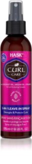 HASK Curl Care spray sans rinçage pour cheveux bouclés et frisés
