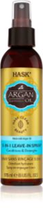 HASK Argan Oil spray sans rinçage pour cheveux abîmés